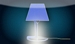 Established Sons Fold Medium Table Lamp bleu marche